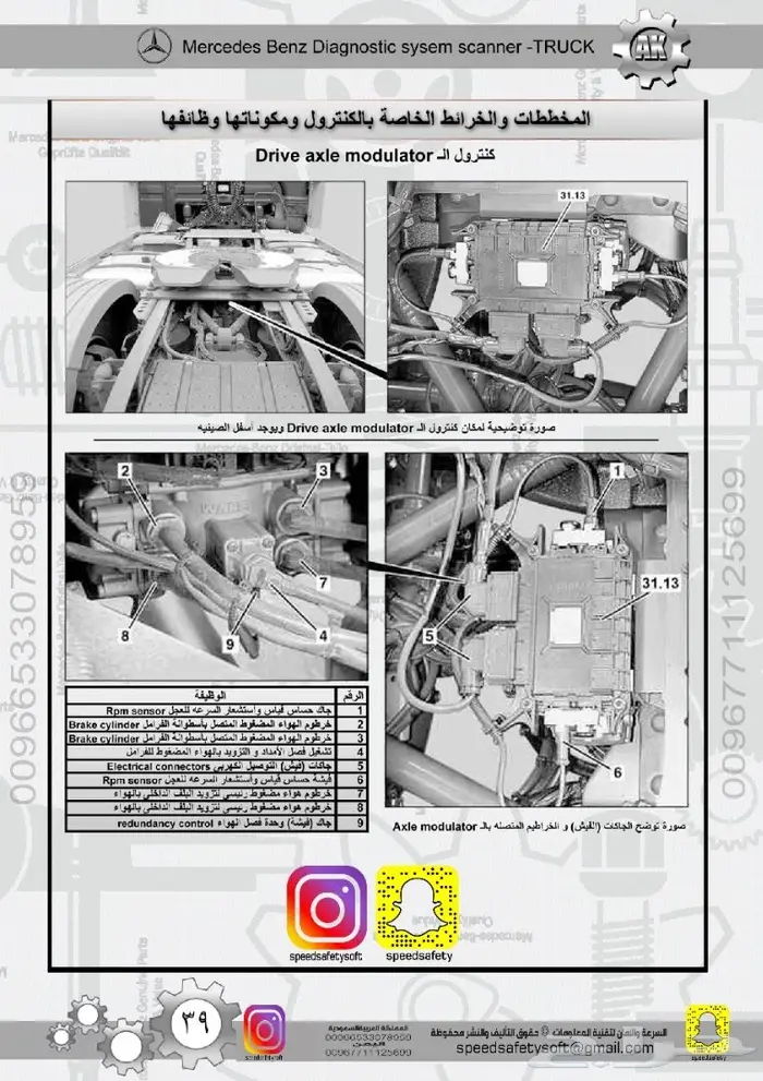 تعليم صيانة شحنات المرسيدس 5