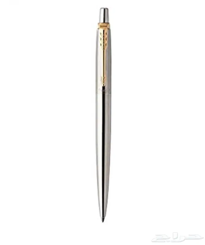 قلم باركر جاف ستانلس ستيل مع صندوق هدايا أنيق 6