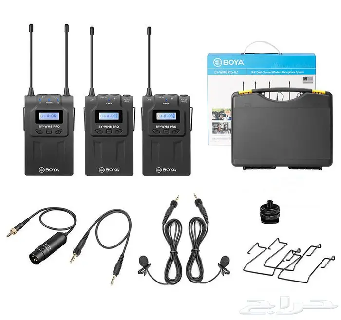 مايكات بويا BOYA بجميع موديلاتها الاحترافية 12