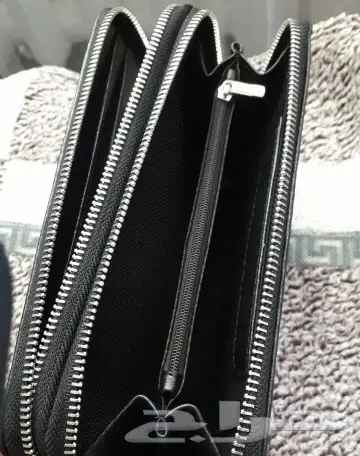 محفظة جلد فاخرة سحابين 5