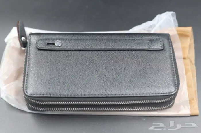 محفظة جلد فاخرة سحابين 1