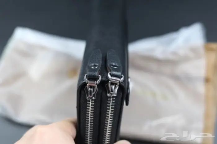 محفظة جلد فاخرة سحابين 2