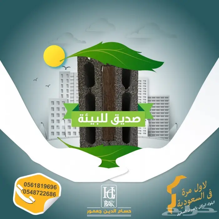 البلك البركاني بالصوف الصخري الموفر للكهرباء 3