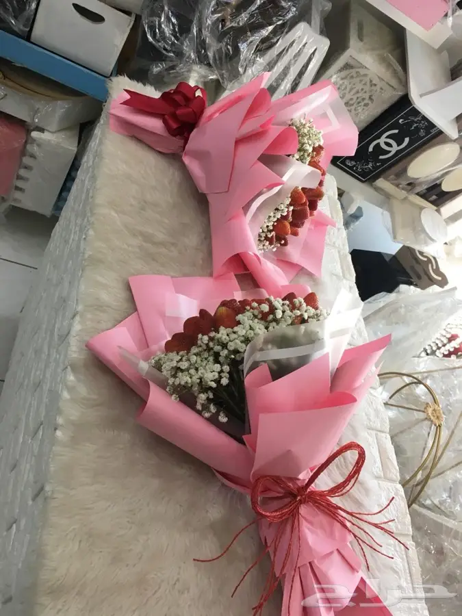 باقة فراوله وورود فروعنا باكثر من مدينه  9