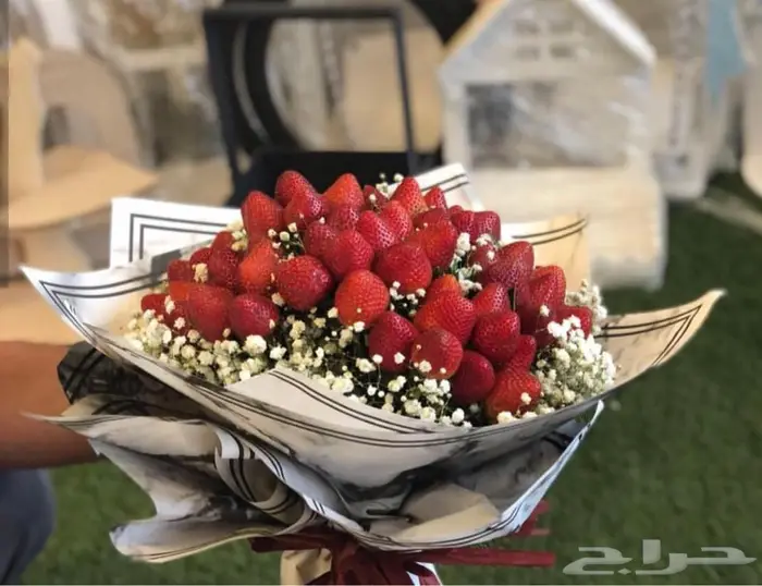 باقة فراوله وورود فروعنا باكثر من مدينه  13