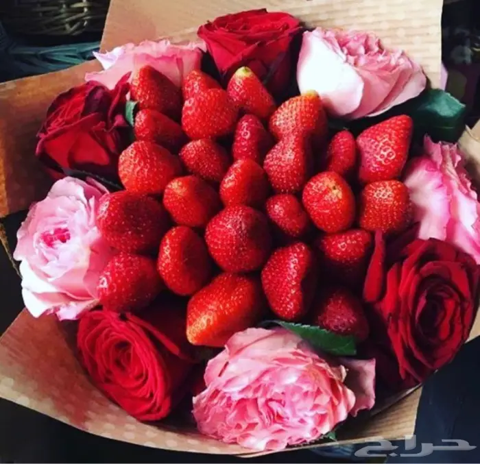 باقة فراوله وورود فروعنا باكثر من مدينه  17