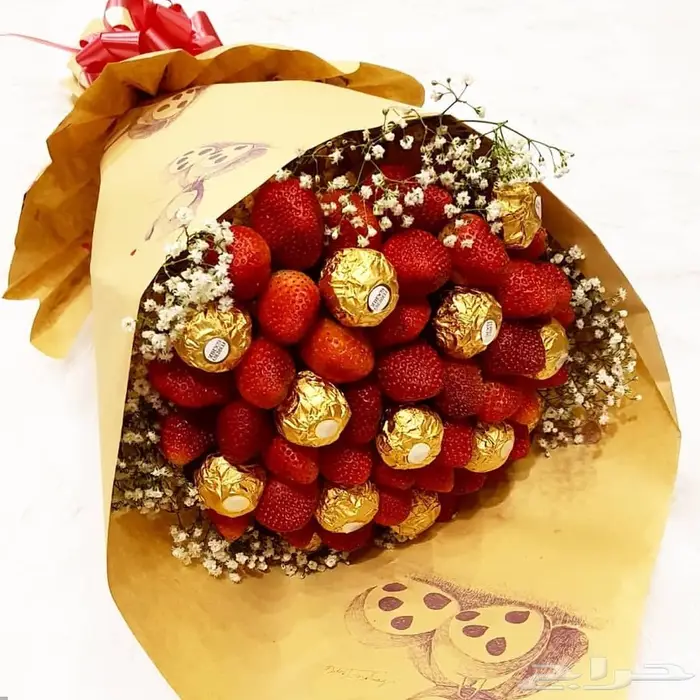 باقة فراوله وورود فروعنا باكثر من مدينه  15