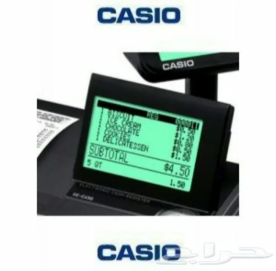 كاشير كاسيو بسعر ممتاز مع برمجة الضريية 5