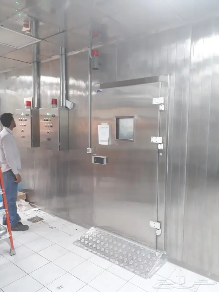 غرف تبريد وتجميد - وجميع الاستانلس ستيل. 10