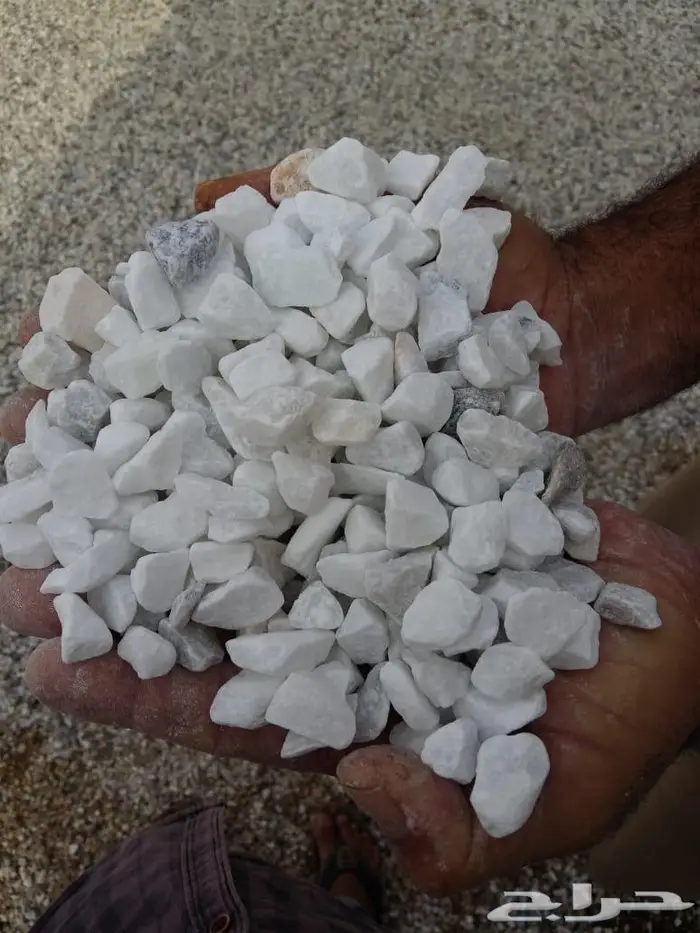 اظف لمسات جذابة للحديقه أو للمنزل احجار بيضاء 4