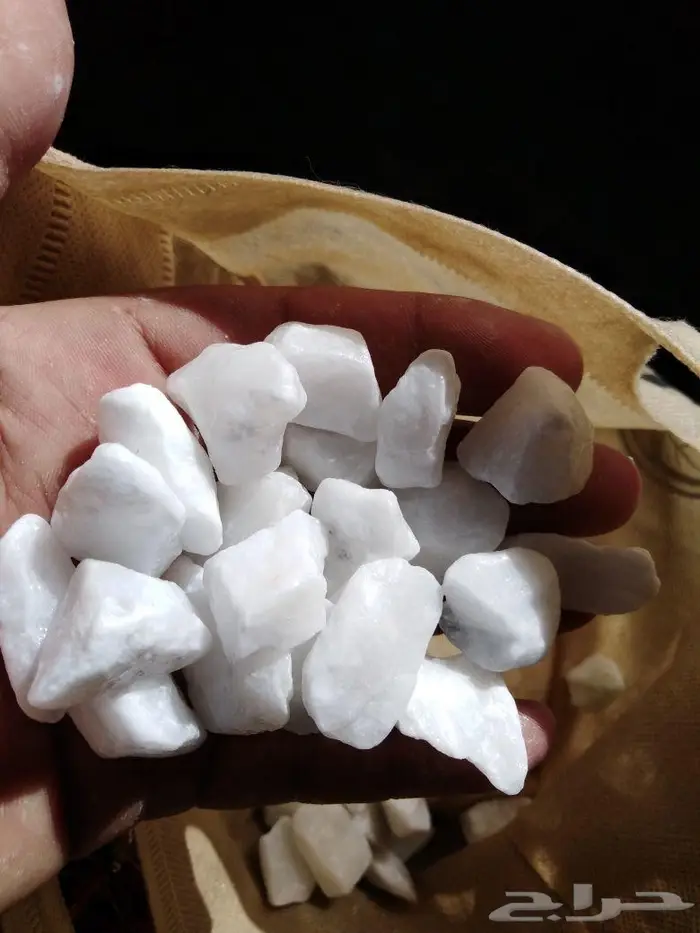 اظف لمسات جذابة للحديقه أو للمنزل احجار بيضاء 11