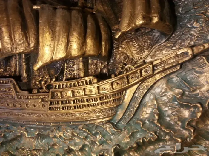 انتيك - لوحة السفن الثلاث بابعاد ثلاثية 9