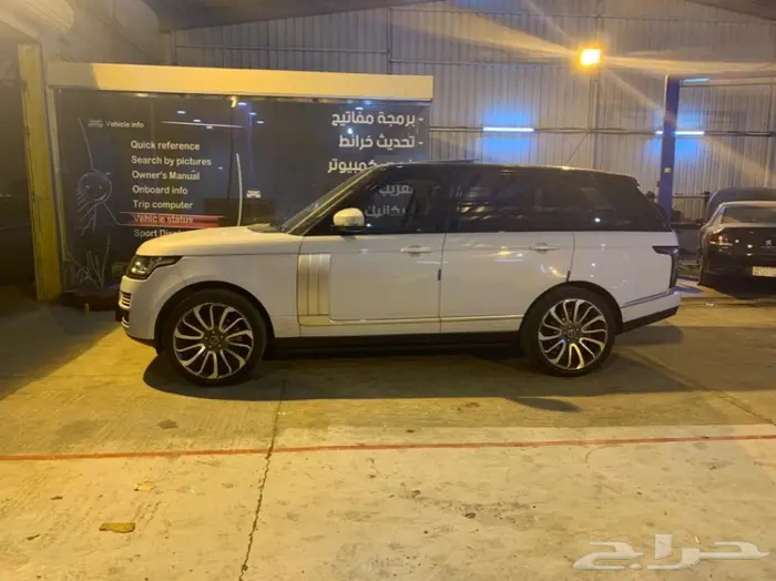 صيانة رنج روفر وجاكور بتبوك ورشة محترف الفحص 16