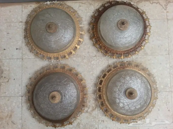 قديم- لمبة نجفة  قصة حلق روماني  0