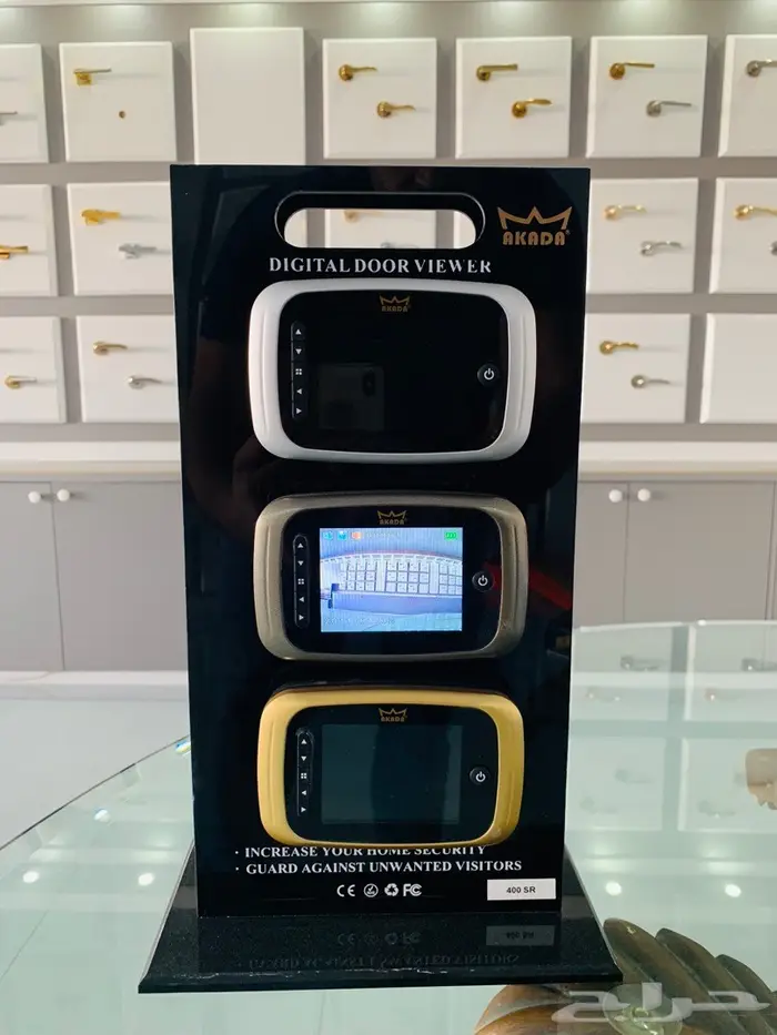 شاشة عين سحرية بكميرا  لمعرفة من امام الباب 1