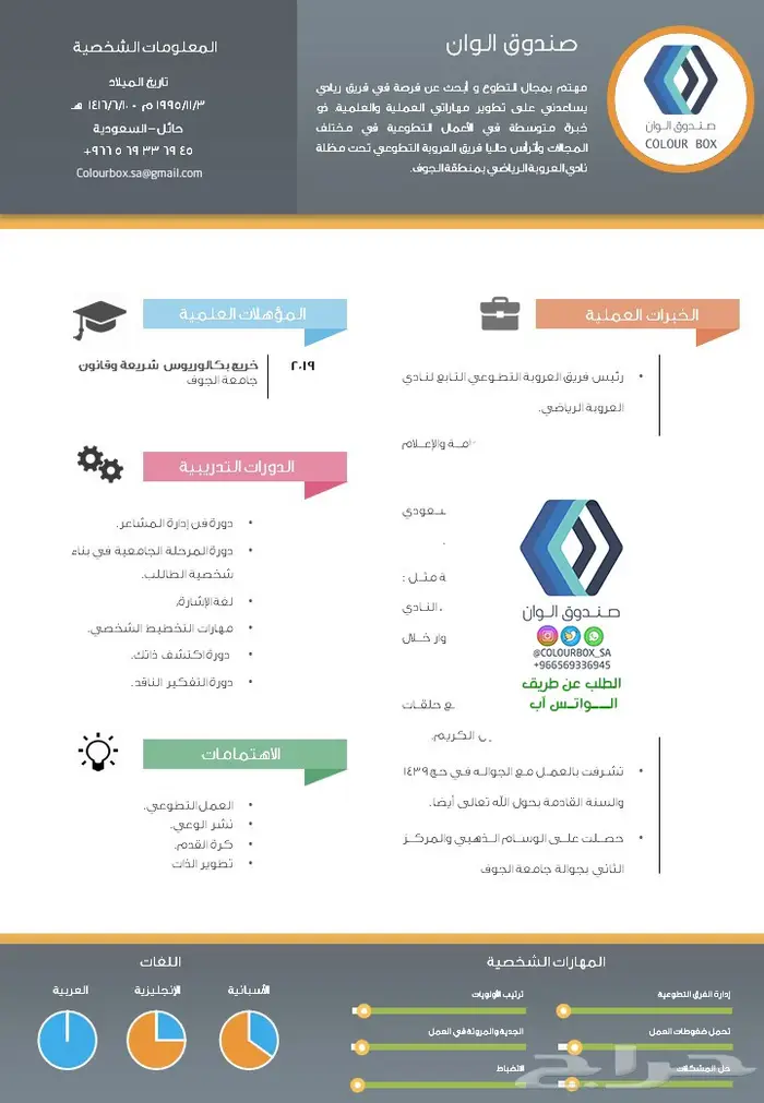 تصميم سيرة ذاتية خلال 48 ساعة أو مستعجل 0