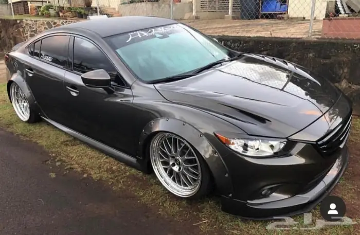 تعديل مازدا 6 bodykit فتحات كبوت زوايد 8