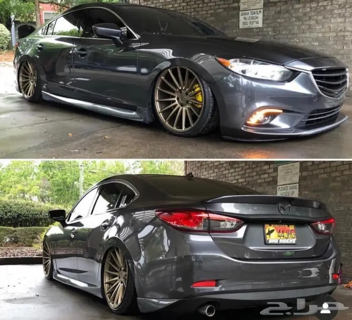 تعديل مازدا 6 bodykit فتحات كبوت زوايد 3