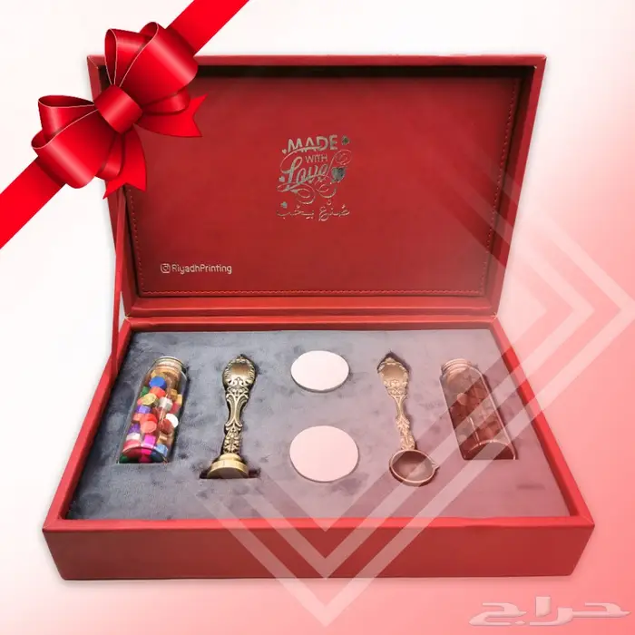 ختم شمعي ببوكس فاخر جلد إيطالي 0