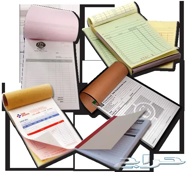 طباعة كروت - فواتير - استكر - اختام- بروشورات 40