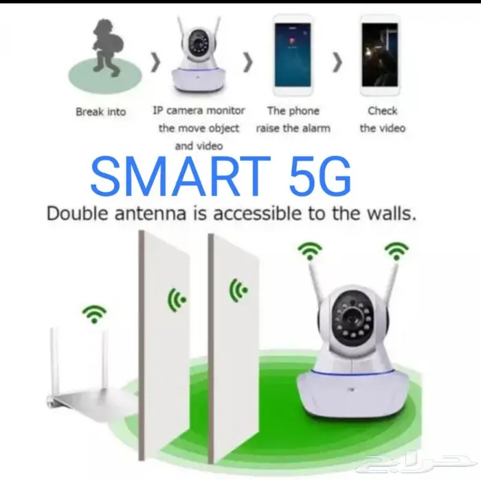 كاميرا 100 ريال متابعة الأطفال والخدم بالجوال 4