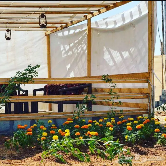 شبك ساتر رواق طربال شبك ظل مظلات غنم  10