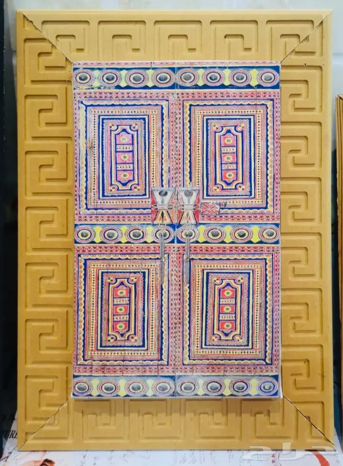 للبيع تحف ولوحات تراثيه ابواب ونوافذ قديمه  2