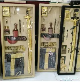 دروع مشالح وسيوف بيع وإيجار أطقم هدايا فاخرة  27