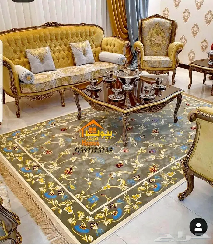 اثاث ملكي راقي-مجالس-طعام-قصور افراح-مداخل 40