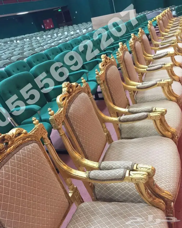 كنب ملكي تفصيل مجالس_قاعة افراح قصور خشب زان مفروشات 59
