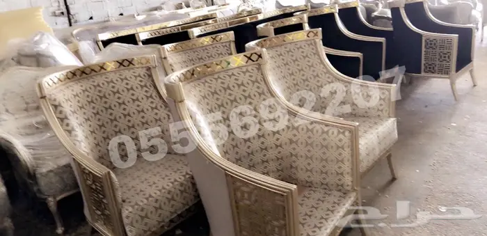 كنب ملكي تفصيل مجالس_قاعة افراح قصور خشب زان مفروشات 57