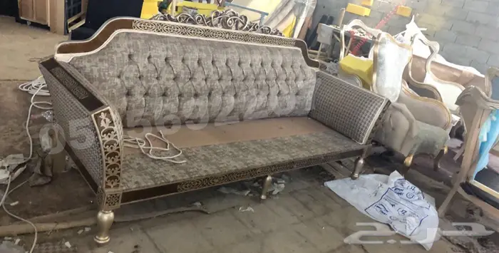 كنب ملكي تفصيل مجالس_قاعة افراح قصور خشب زان مفروشات 47