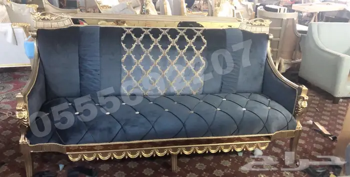 كنب ملكي تفصيل مجالس_قاعة افراح قصور خشب زان مفروشات 48