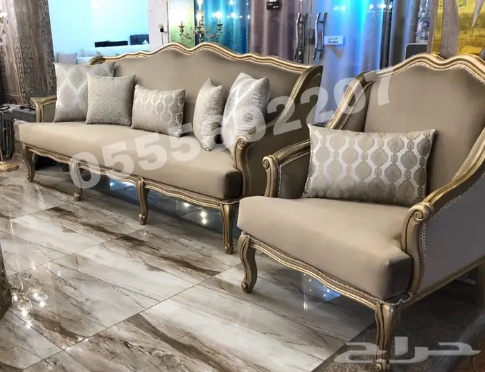 كنب ملكي تفصيل مجالس_قاعة افراح قصور خشب زان مفروشات 63