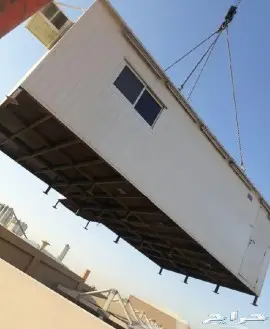 نقل بركسات وغرف جاهزة كرين رفع بركسات وغرف 2