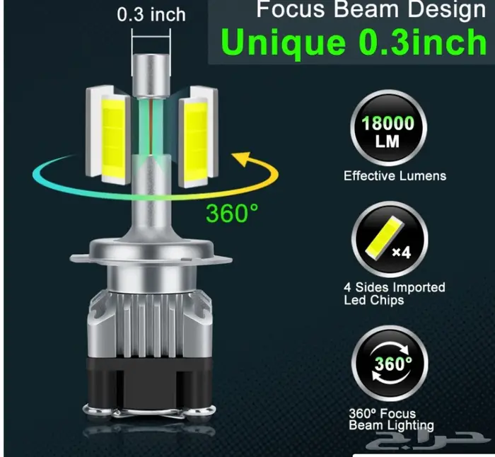 LED سيارات ليد يديل الزنون 2025 أنوار ليد قوية خصم كبير 5