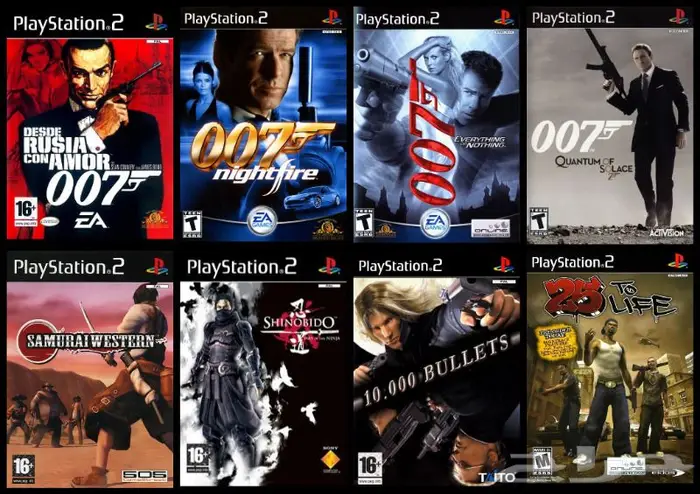 العاب سوني 2 PS2 منسوخة كوبي اشرطة 42