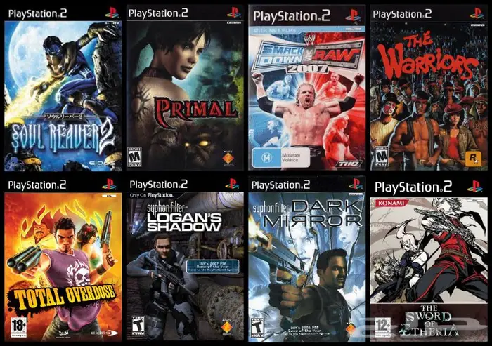 العاب سوني 2 PS2 منسوخة كوبي اشرطة 80