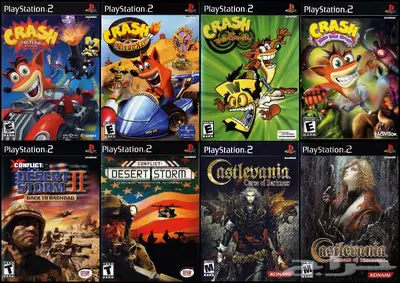 العاب سوني 2 PS2 منسوخة كوبي اشرطة 64