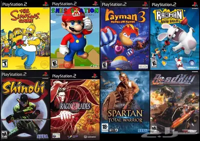 العاب سوني 2 PS2 منسوخة كوبي اشرطة 74