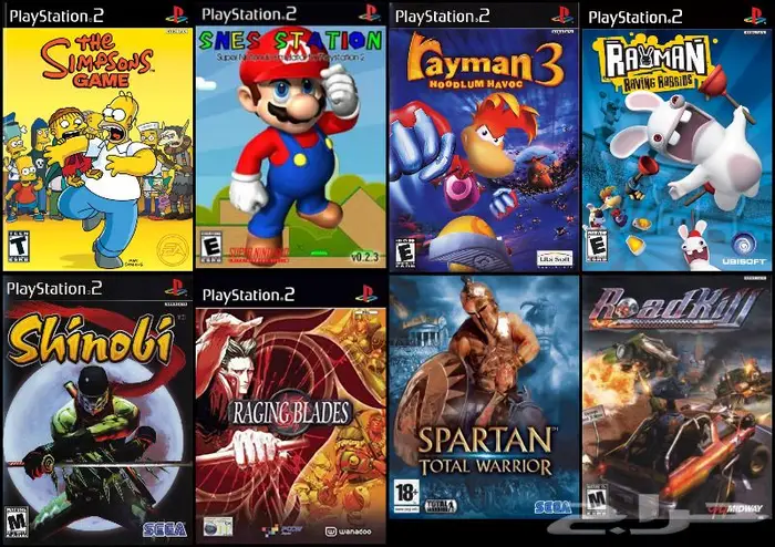 العاب سوني 2 PS2 منسوخة كوبي اشرطة 74