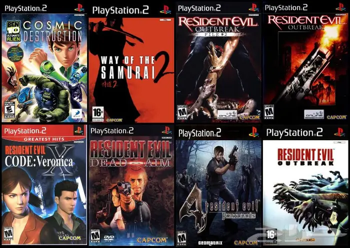 العاب سوني 2 PS2 منسوخة كوبي اشرطة 52