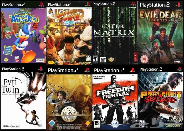 العاب سوني 2 PS2 منسوخة كوبي اشرطة 49