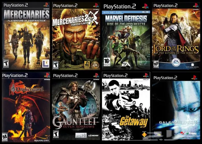العاب سوني 2 PS2 منسوخة كوبي اشرطة 82