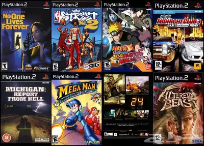 العاب سوني 2 PS2 منسوخة كوبي اشرطة 55