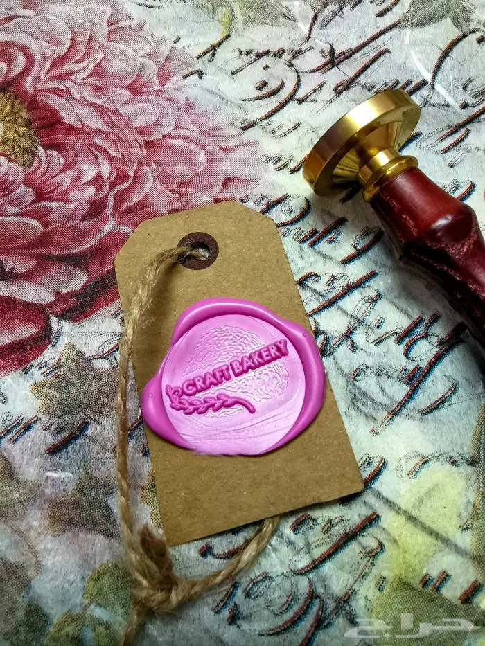 ختم شمعي باسمك أو شعار مشروعك بيوم واحد 5