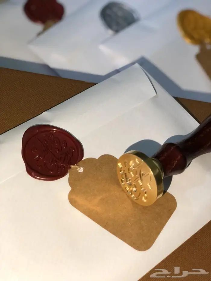 ختم شمعي باسمك أو شعار مشروعك بيوم واحد 29