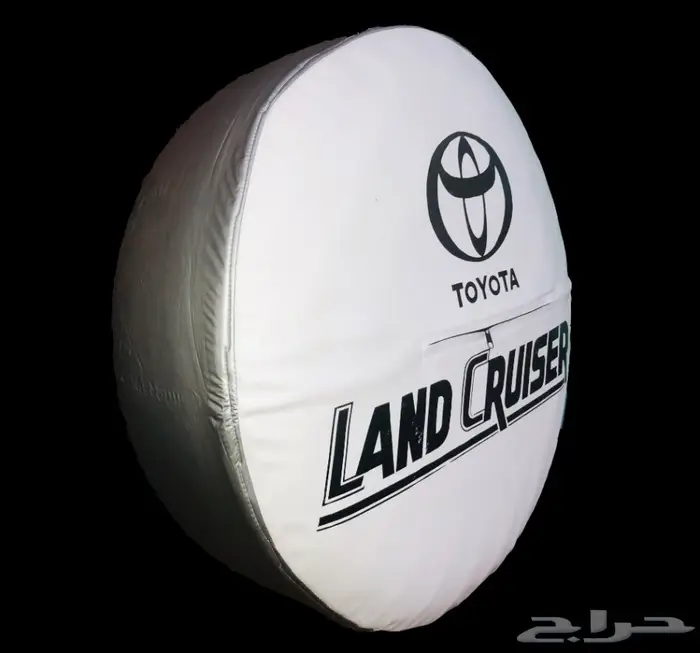 غطاء سبير جلد تويوتا لاندكروزر 24