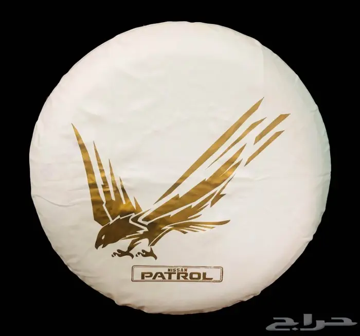 غطاء سبير جلد نيسان باترول 20