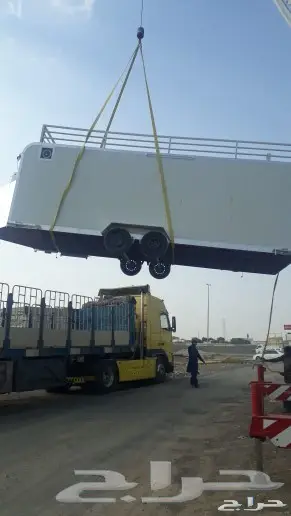 سطحة ونش نقل بركسات وكرفانات وغرفه سائق 056.2836255 7